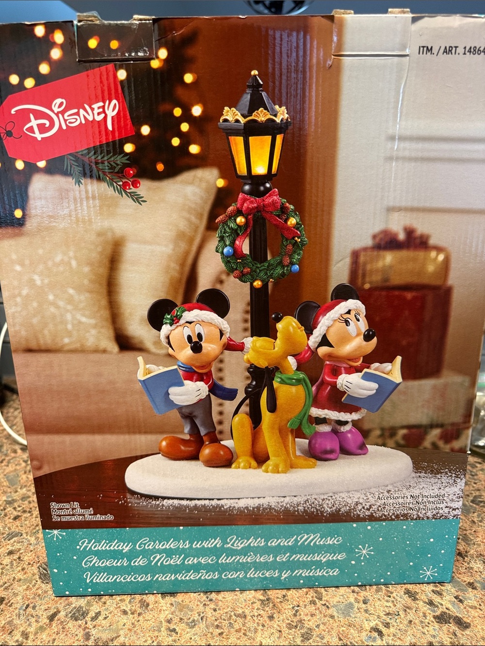Disney Holiday Carolers Figurine with Lights - Multicolor